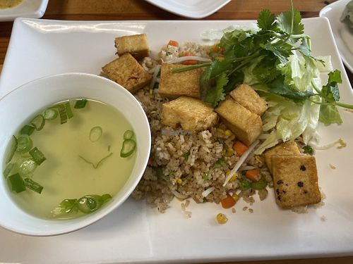 Vegan Fried Rice at Wat Da Pho in Dayton