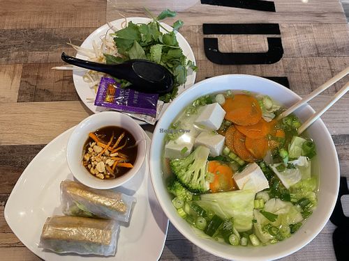 Tofu Rolls & Vegan Pho at Wat Da Pho in Dayton