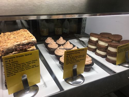 Desserts case  at Skinny Buddha Organic Food & Fitness in Mt Kisco