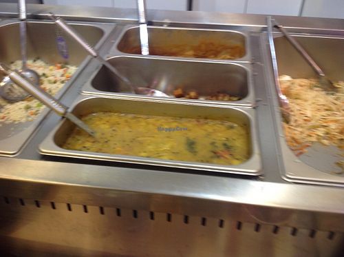 Vegan offerings at Sabor de India in Valdivia