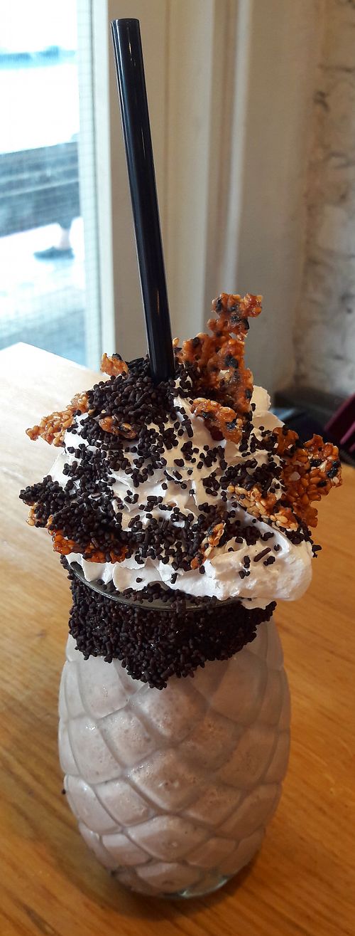 Chocolate Milkshake at Goodness in Tel Aviv