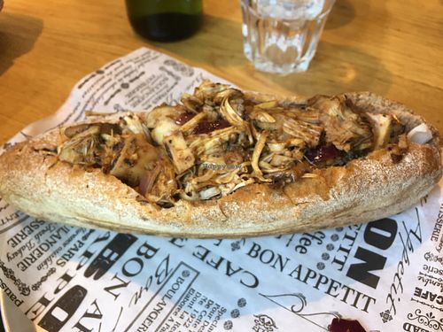 Jackfruit shawarma  at Goodness in Tel Aviv