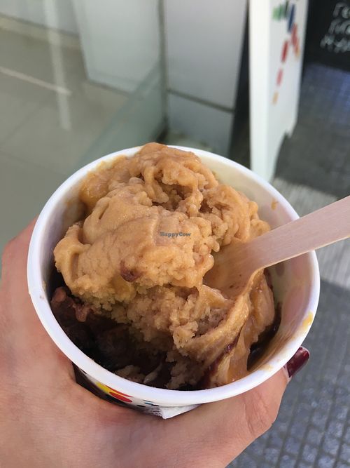 Snickers and Praliné ice cream   at Pasalidis in Thessaloniki