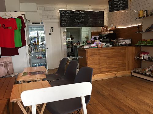 Inside at Vegan HQ in West London