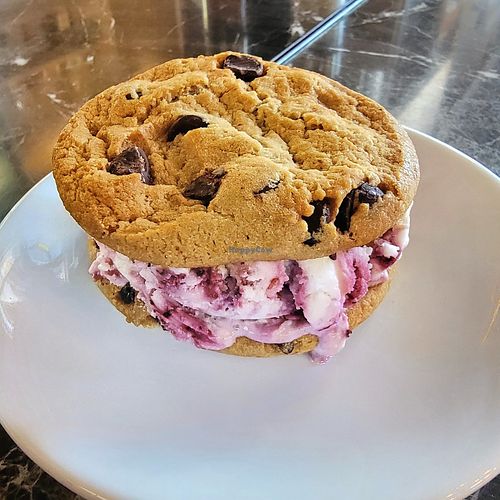 Blueberry Cheesecake Cookie Sandwich at Virtuous Pie in Portland