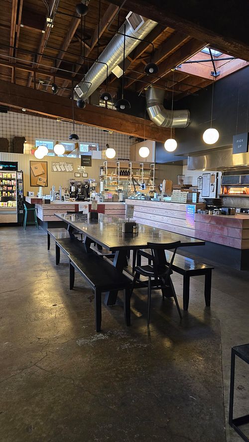 Inside at Virtuous Pie in Portland