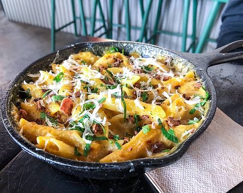 Mac n Cheese at Virtuous Pie in Portland