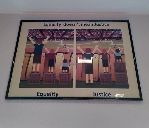 Positive art at Organic Pizza in Salzburg