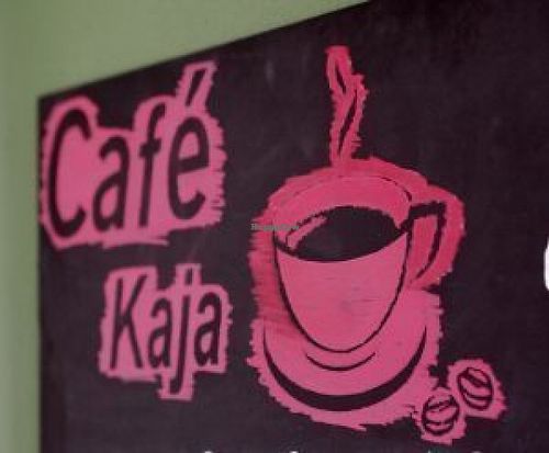 logo at Cafe Kaja in Akranes
