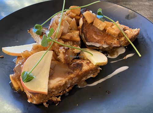 Cinnamon apple French toast at Donna Jean in San Diego