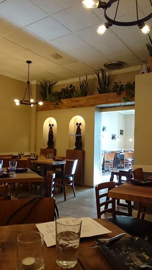 Interior.  at The Greyhound Cafe in Malvern