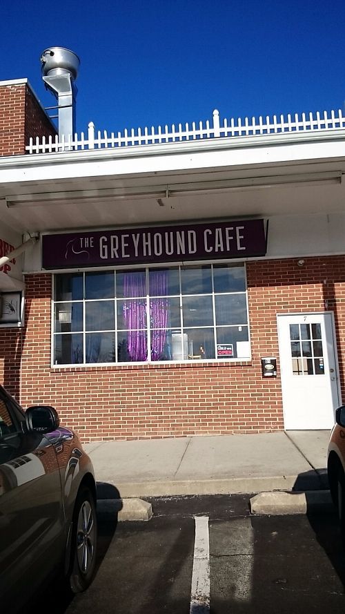 Exterior view  at The Greyhound Cafe in Malvern