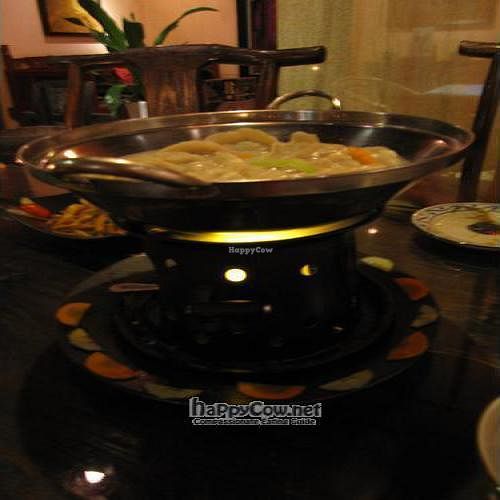 Dumpling soup at Cafe China in Yangshuo