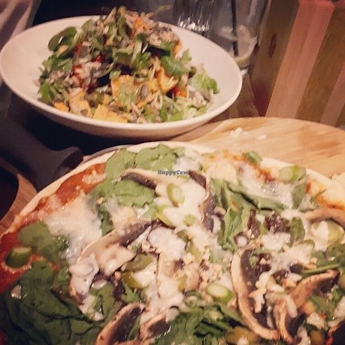 the hazelnutter and salad  at The Stable in Bournemouth