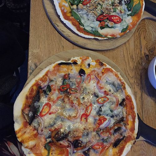 vegan pizzas at The Stable in Newquay