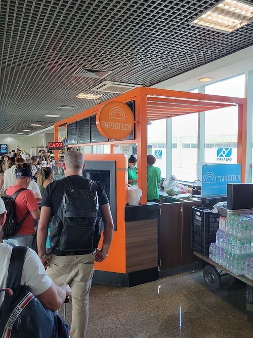 Line to order at CGH - Tapioteca in Sao Paulo