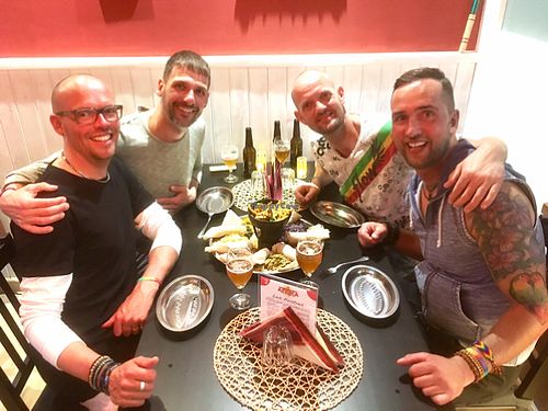 amazing vegan dinner with friends! we'll be back for sure!  at Etiopico Afrika in Gran Canaria