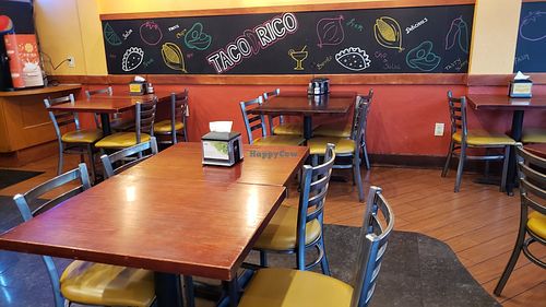 Seating indoor.. at Taco Rico in Miami Beach