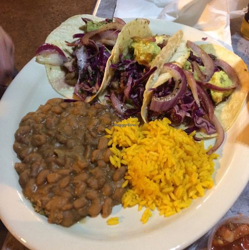 vegan tacos at Taco Rico in Miami Beach