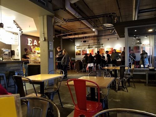 inside at World Street Kitchen in Minneapolis