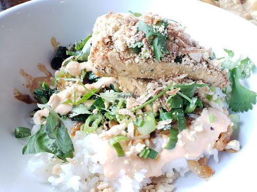 Vegan crispy tofu at World Street Kitchen in Minneapolis