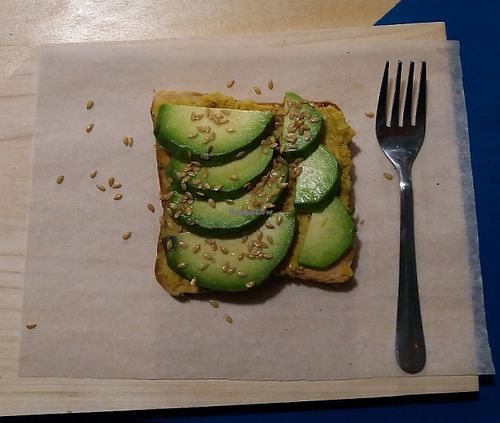 Toast with hummus and avocado at B12 Candy Bar - Maybe closed in Kyiv