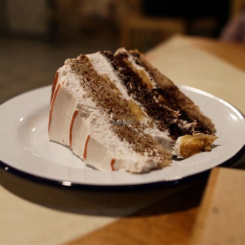 Banana Chocolate Cream Cake at B12 Candy Bar in Kyiv