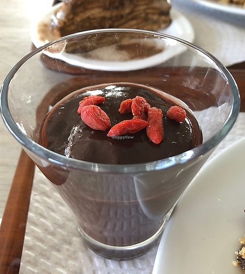 Açai and banana pudding   at Grão de Soja in Espinho
