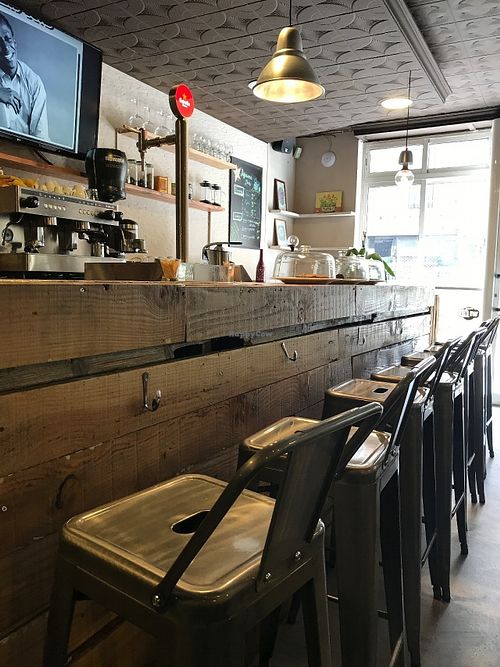 Bar at Yummy Veggie in Barcelona