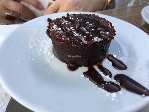 Moelleux au chocolat (chocolate cake with melted core) so good!!  at Vega'Sun in Golfe-juan