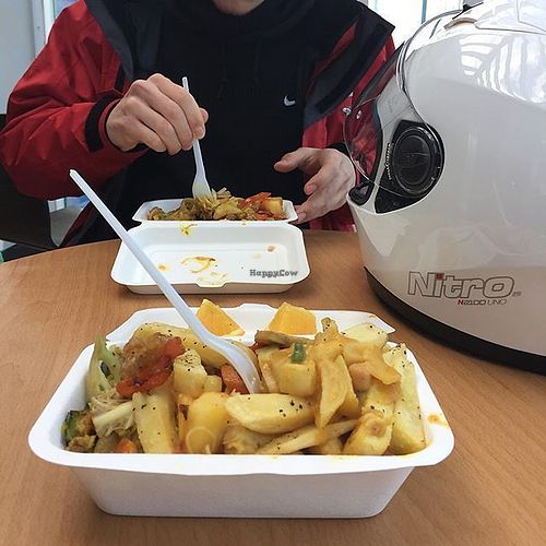 BEAUTIFUL box of goodness from Loving Hut. (And this is only a small section of what they have!!!) at Loving Hut - Norwich in Norwich