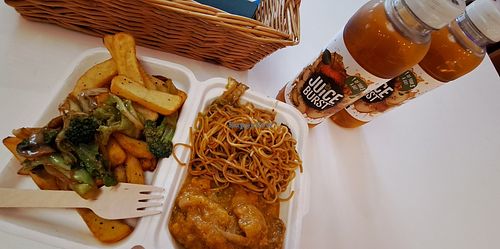 Box of food at Loving Hut - Norwich in Norwich