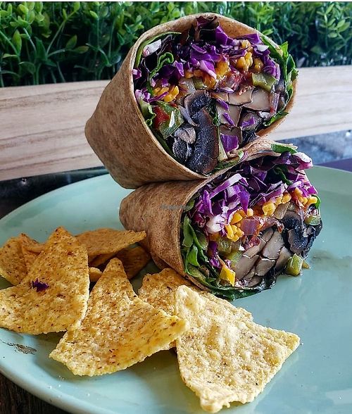Grilled Portobello Wrap
 at Raw Addiction  in Coral Springs