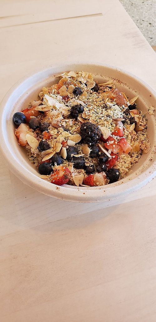 Oats with Berries at Whole Sum Kitchen in Minneapolis