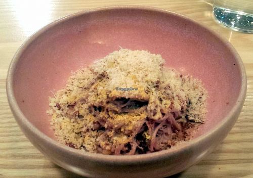 Enoki mushroom noodle dish. at Please in Cincinnati