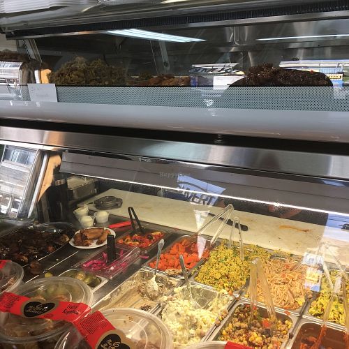 Choix de salades at Falafel St. Jacques in Montreal