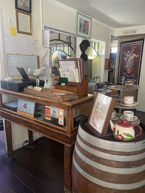 HappyCow Spotted at Ordering Station  at Green Door Cafe in La Jolla