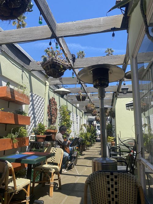 Patio Area w/Live Music  at Green Door Cafe in La Jolla