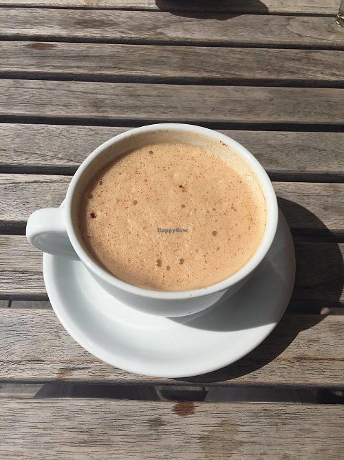 Chai Latte with oat milk at Sticks N Sushi in Hellerup