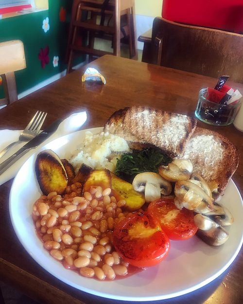 Vegan brunch  at Frangipani Cafe in South East London