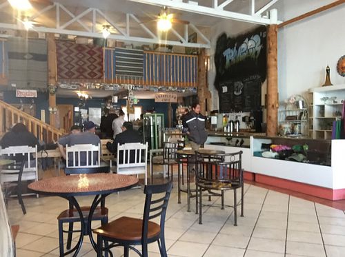 café setting at Traveler's Cafe in Las Vegas