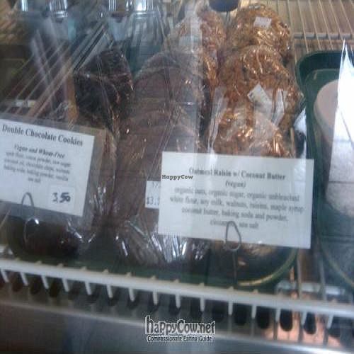 many vegan cookies, brownies, etc.. at Joy's Place in Kihei