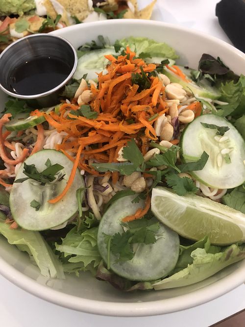 Thai summer salad at Vegan Hills in Honolulu