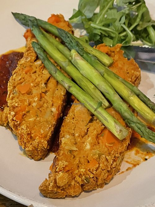 Vegan meatloaf- new offering 12/23!!!  at Prison City Pub and Brewery in Auburn