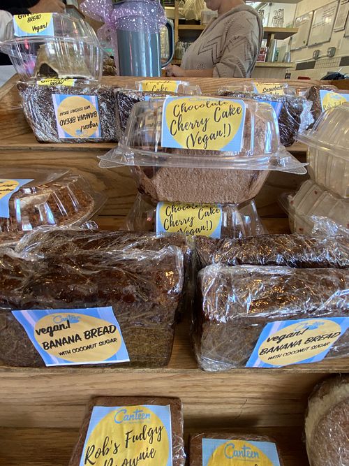 Vegan baked goodies  at The Canteen  in Provincetown