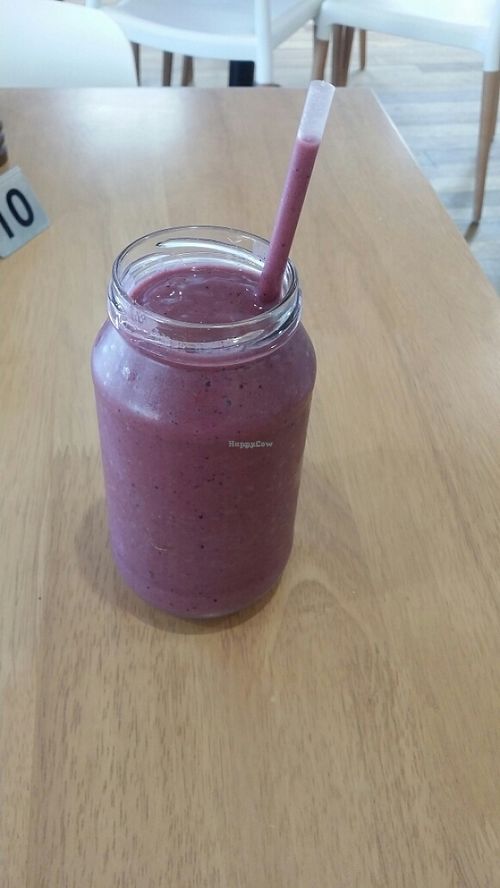 acai smoothie at MYLK + KO in New Farm