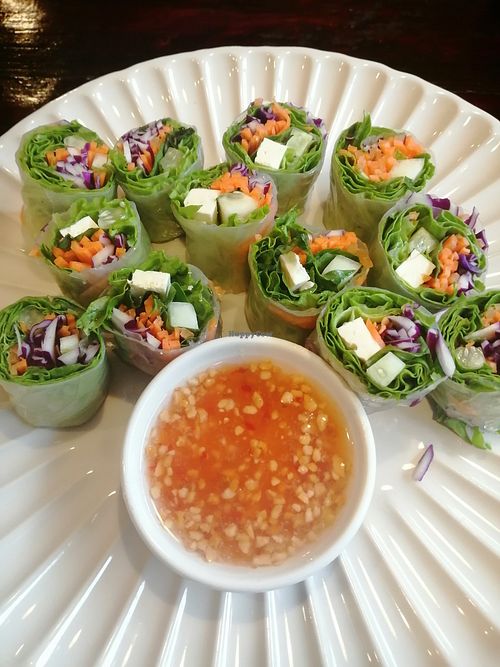 Fresh Spring Rolls. May 2023. at Tofu Kitchen in Koh Chang