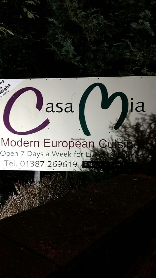 hey ho at Casa Mia in Dumfries