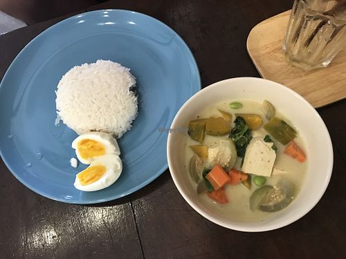 Green curry  at Banboran Cafe in Phuket