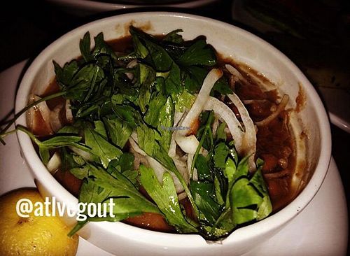 fuul (fava beans) at Felfela in Cairo